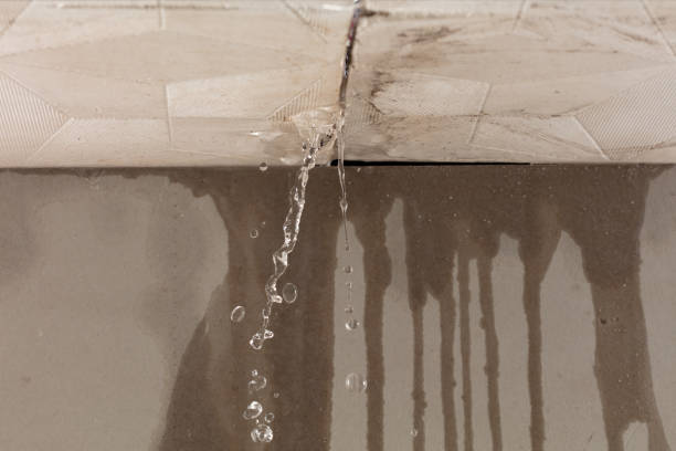 Professional Sewage Cleanup technician working in Worthville, KY
